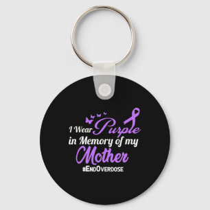 Mother Drug Overdose Awareness Memory Key Ring