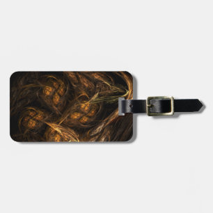 Mother Earth Abstract Art Address Luggage Tag