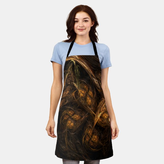 Mother Earth Abstract Art Apron (Worn)