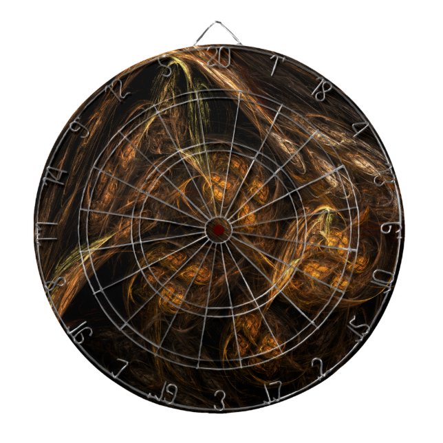 Mother Earth Abstract Art Dartboard (Front)