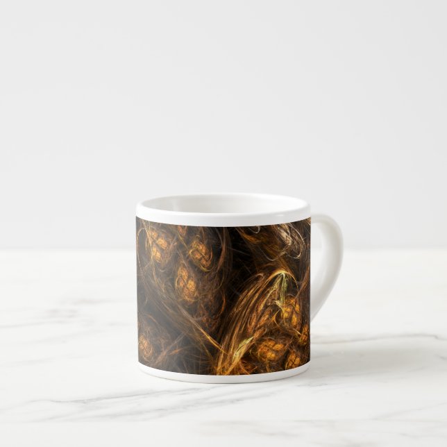 Mother Earth Abstract Art Espresso Mug (Front Right)