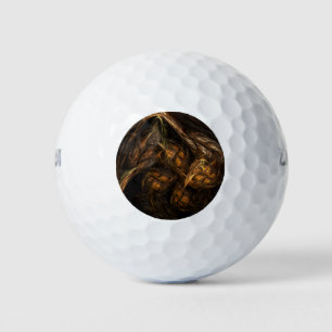 Mother Earth Abstract Art Golf Balls