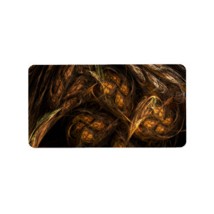 Mother Earth Abstract Art Label