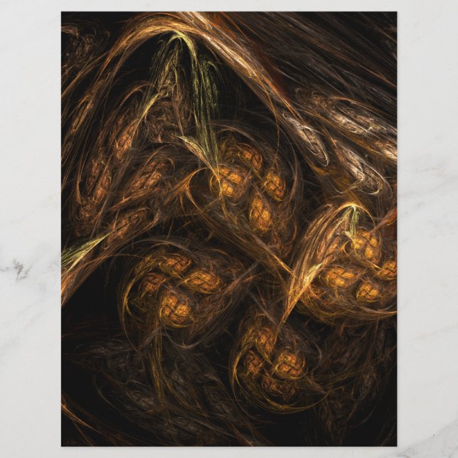 Mother Earth Abstract Art Letterhead (Front)
