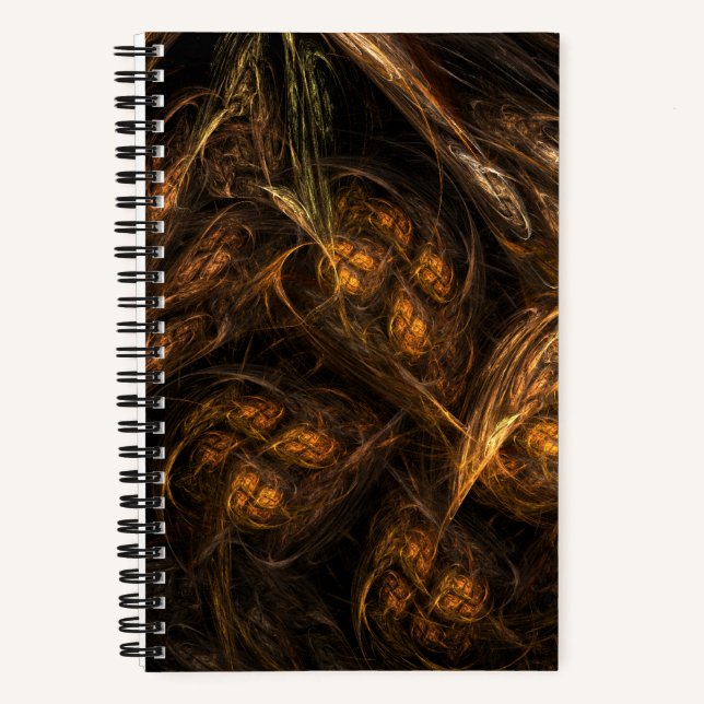 Mother Earth Abstract Art Notebook (Front)