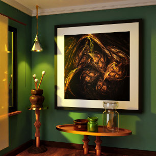 Mother Earth Abstract Art Poster