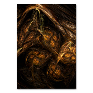 Mother Earth Abstract Art Table Card