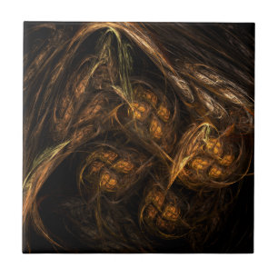 Mother Earth Abstract Art Tile
