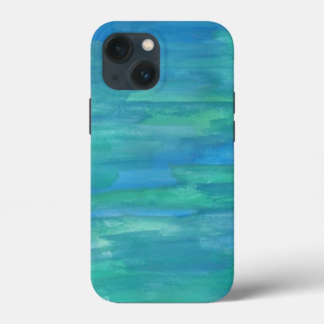 Mother Earth Abstract in Blue Case-Mate iPhone Case (Back)
