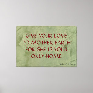 Mother Earth Canvas Print