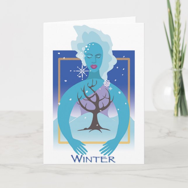 Mother Earth- Winter Card (Front)