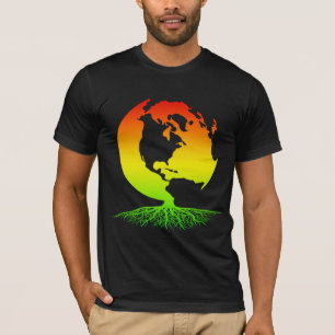 Mother Earth with Rasta Roots T-Shirt