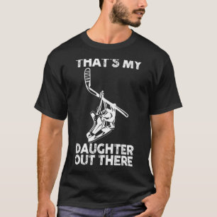 Mother Fater Daughter Dad Mum Hockey T-Shirt
