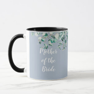Mother Father of the Bride Personalised Dusty Blue Mug