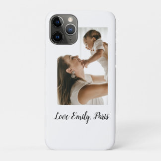 mother father photo name family holiday gifts pare Case-Mate iPhone case
