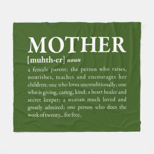 Mother Fleece Blanket