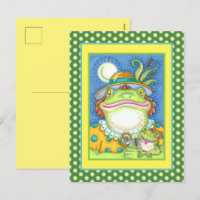 MOTHER FROG & BABY FROGETT, FAMILY LOVE Funny