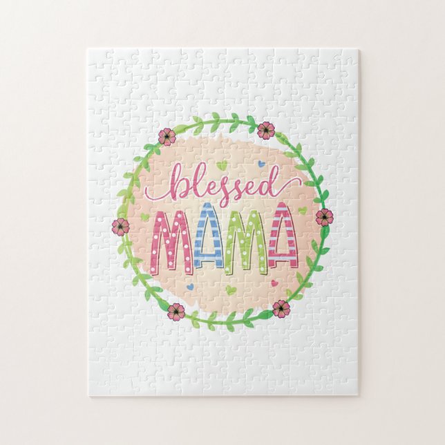 Mother Gift Blessed Mother Jigsaw Puzzle (Vertical)