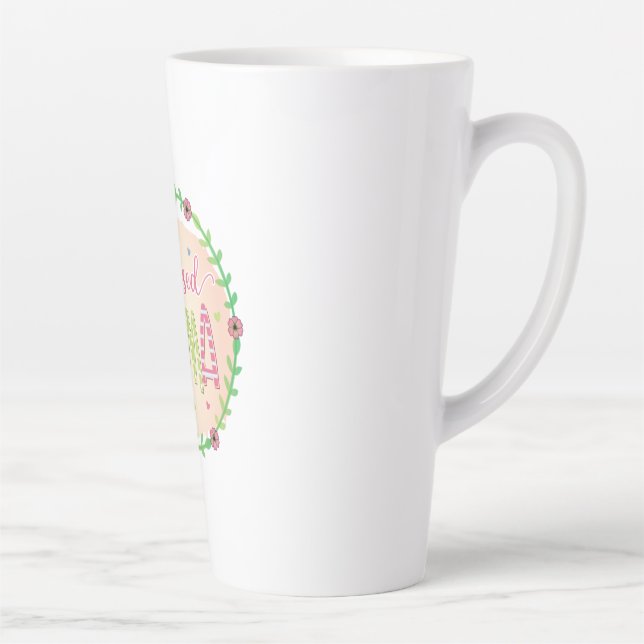 Mother Gift Blessed Mother Latte Mug (Right)