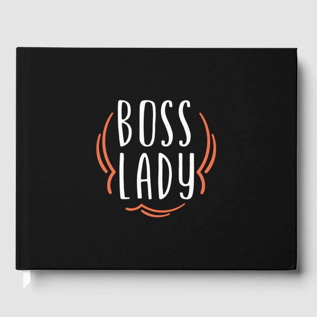 Mother Gift Boss Lady Guest Book (Front)