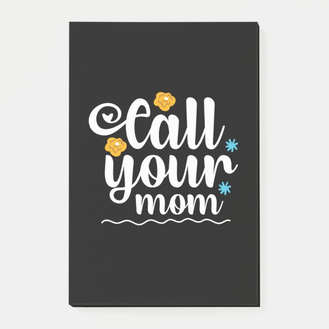 Mother Gift Call Your Mum Post-it Notes (Front)