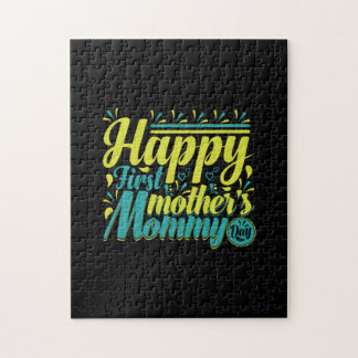 Mother Gift Happy First Mummy Day Jigsaw Puzzle