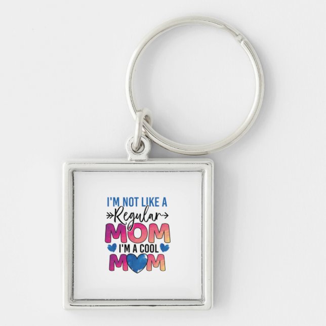 Mother Gift I Am A Cool Mum Key Ring (Front)