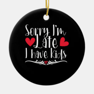 Mother Gift I Have Kids Ceramic Tree Decoration