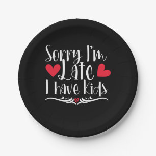 Mother Gift I Have Kids Paper Plate