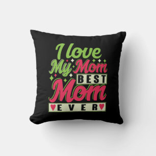 Mother Gift I Love My Mum Cushion
