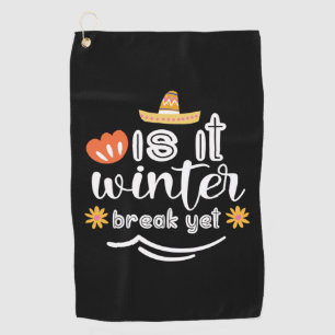 Mother Gift Is It Winter Golf Towel