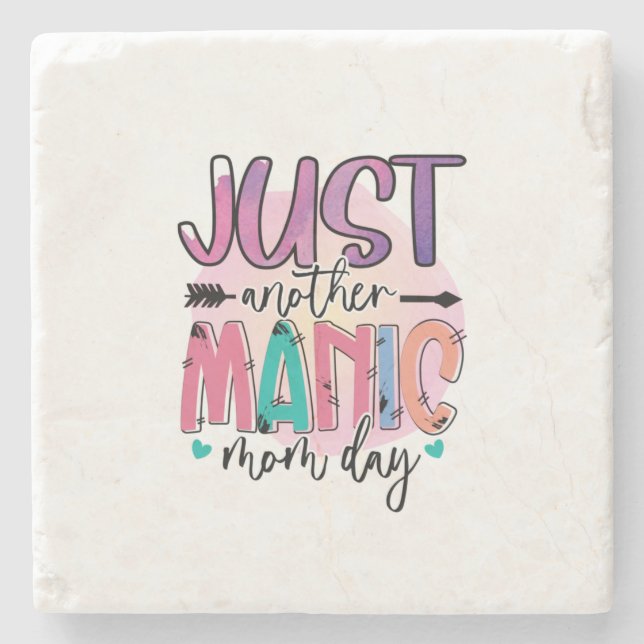 Mother Gift Just Another Mother Day Stone Coaster (Front)
