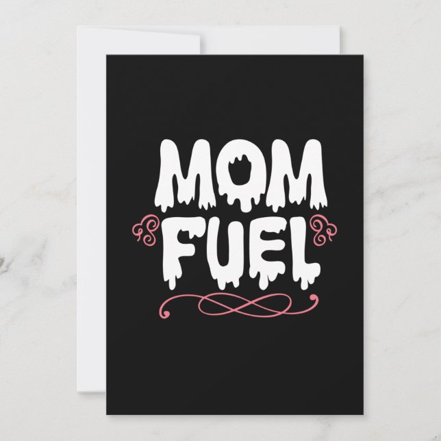 Mother Gift Mom Fuel Invitation (Front)