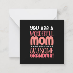 Mother Gift Proud Wonderful Mum Birthday Card