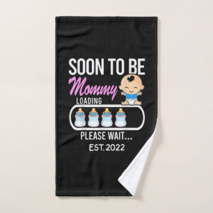 Mother Gift   Soon To Be Mommy 2022 Hand Towel