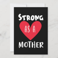 Mother Gift Strong As A Mother
