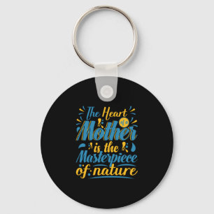 Mother Gift The Heart Of A Mother Key Ring