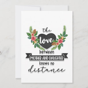 Mother Gift The Love Between Mother And Daughter Invitation