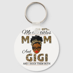 Mother God Gifted Mum And Gigi Birthday Key Ring