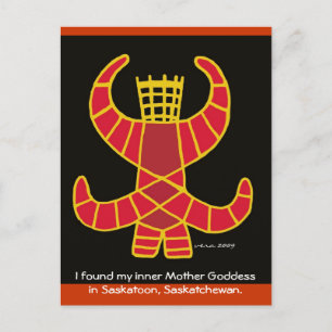 Mother Goddess Berehynia by Vera Trembach Postcard