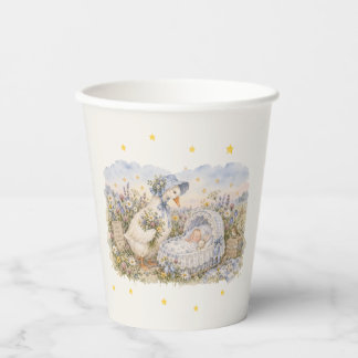 Mother Goose Baby Cradle Baby Shower Paper Cups