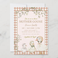 Mother Goose Baby Shower Gender Neutral