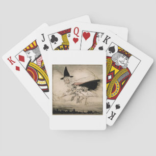Mother Goose, frontispiece of 'Mother Goose The Ol Playing Cards