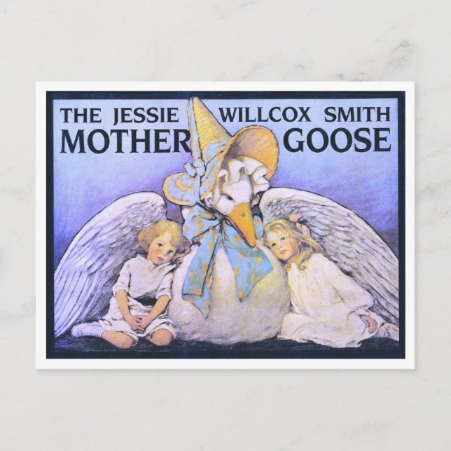 Mother Goose, Jessie Willcox Smith Postcard (Front)