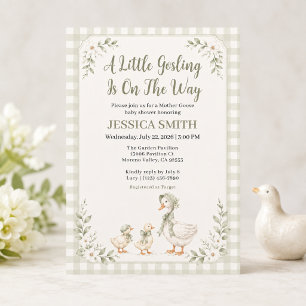 Mother Goose Little Gosling Baby Shower Invitation