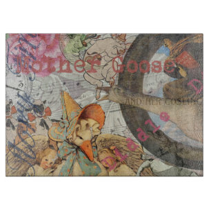 Mother Goose Nursery Rhyme Fairy Tale Cutting Board
