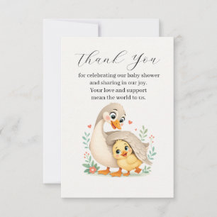 Mother Goose’s Loving Embrace Thank You Card