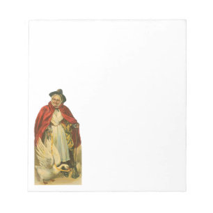 Mother Goose Vintage Victorian Story Book Notepad