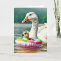 Mother Goose With Gosling