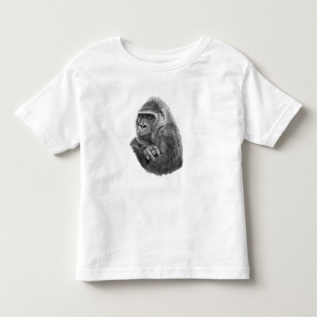 Mother gorilla Tshirts  母ゴリラのTシャツ (Front)